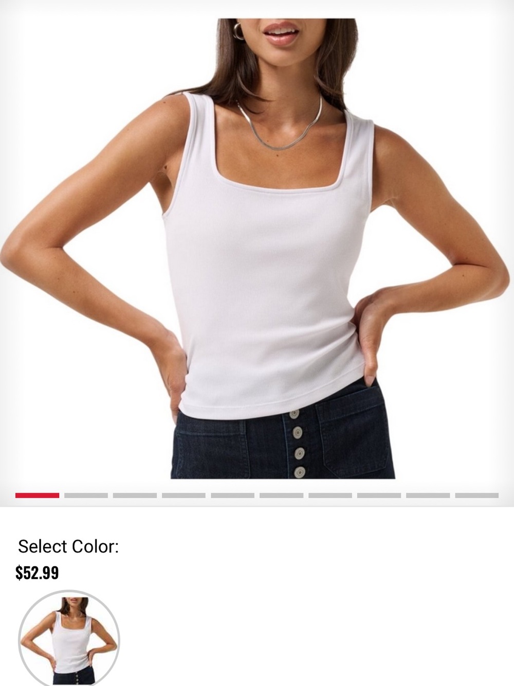 TravisMathew Cloud Ribbed Tank - Picture 7 of 7